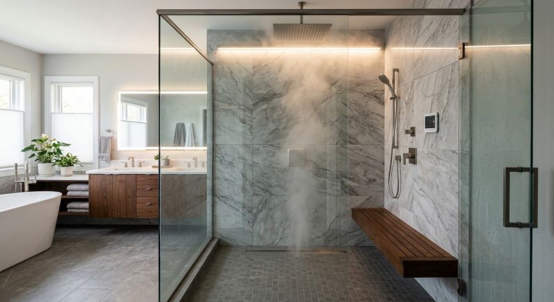 Granite Shower Installation in Inverness, FL